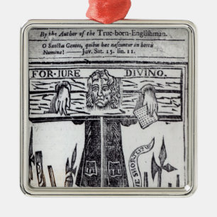 Ornamento De Metal Frontispício do primeiro livro 'de Jure