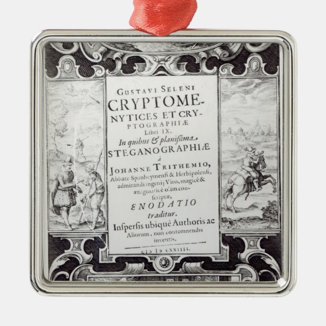 Ornamento De Metal Frontispício para registrar 9 (Frente)