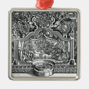 Ornamento De Metal Frontispiece de "Messes" por Roland de Lassus