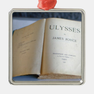 Ornamento De Metal Frontispiece de "Ulysses" por James Joyce