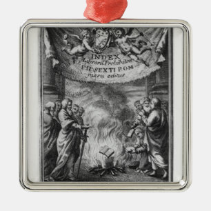 Ornamento De Metal Frontispiece 'do índice Librorum Prohibitorum