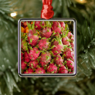 Ornamento De Metal Fruta do dragão Mercado Can Duoc