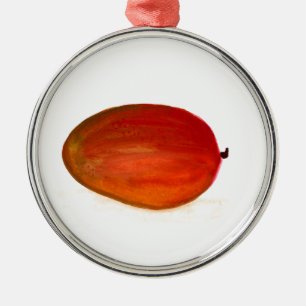 Ornamento De Metal fruta Mango