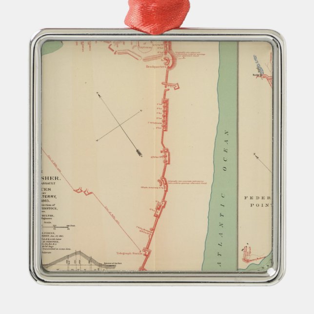 Ornamento De Metal Ft Fisher (Frente)