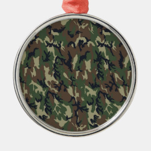 Ornamento De Metal Fundo da Camuflagem Florestal Militar