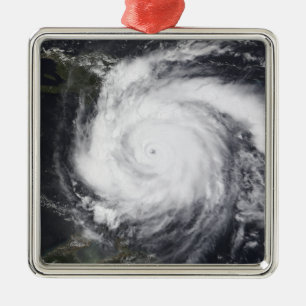 Ornamento De Metal Furacão Dean no Atlântico e no Caribe