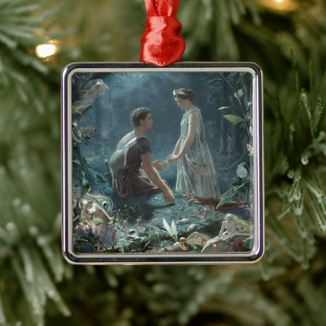 Ornamento De Metal Furries: Sonho de uma Noite de Verão de Shakespear (Árvore)