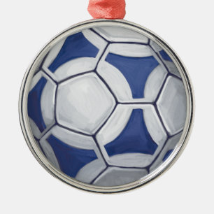 Ornamento De Metal Futbal