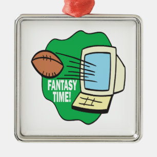 Ornamento De Metal Futebol da fantasia