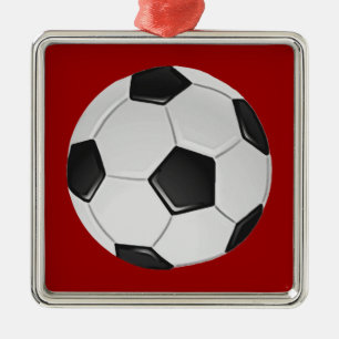 Ornamento De Metal Futebol ou futebol de associação americano