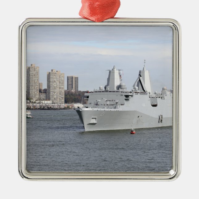 Ornamento De Metal Fuzileiros e marinheiros trazem os trilhos (Frente)