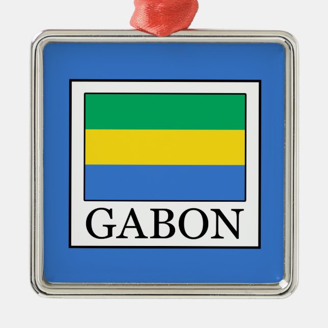 Ornamento De Metal Gabão (Frente)