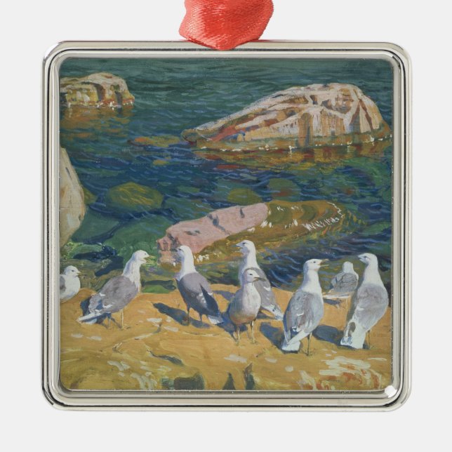 Ornamento De Metal Gaivota, 1910 (Frente)