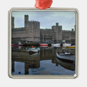 Ornamento De Metal Gales, castelo de Caernarfon, um dos