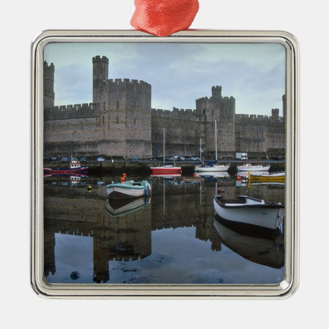 Ornamento De Metal Gales, castelo de Caernarfon, um dos (Frente)