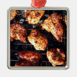 Ornamento De Metal Galinha do CHURRASCO