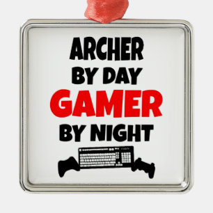 Ornamento De Metal Gamer Archer