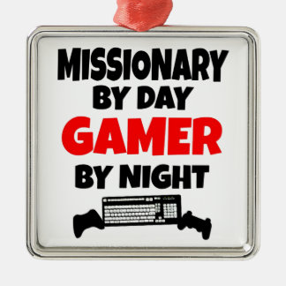 Ornamento De Metal Gamer Missionário