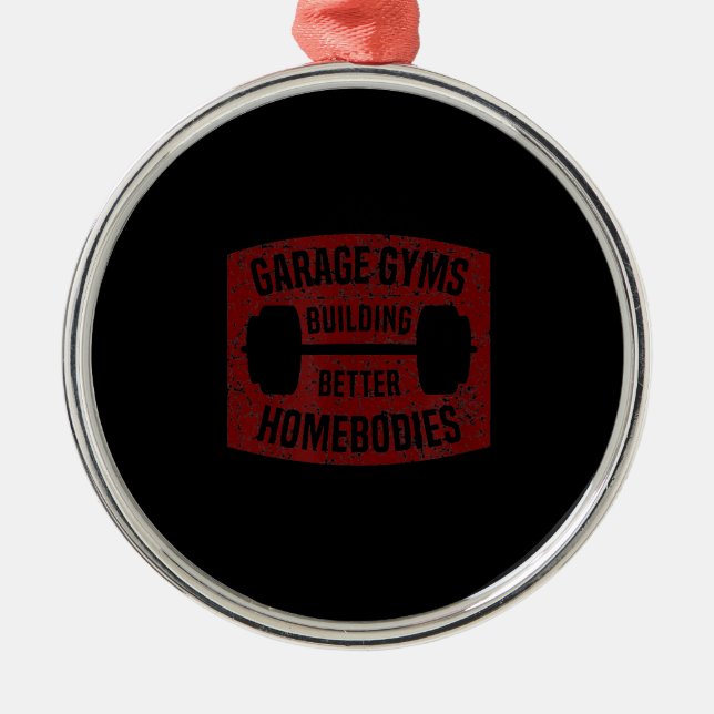 Ornamento De Metal Garage Gyms Construindo Melhores Casamentos Barbel (Frente)