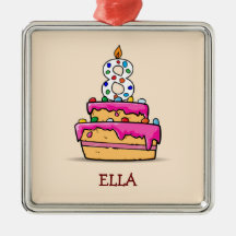 Garota 8º aniversário, 8º no Bolo Rosa Doce