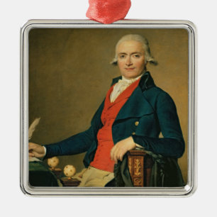 Ornamento De Metal Gaspard Meyer ou homem no Waistcoat vermelho