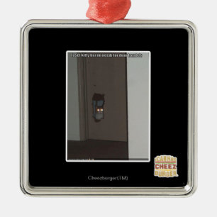 Ornamento De Metal Gatinho do laser