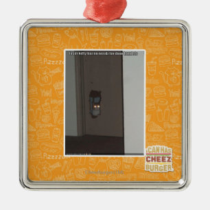 Ornamento De Metal Gatinho do laser