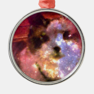 Ornamento De Metal gatinho dos borealis da Aurora do sapato de neve