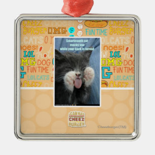 Ornamento De Metal Gato de Smartmouth