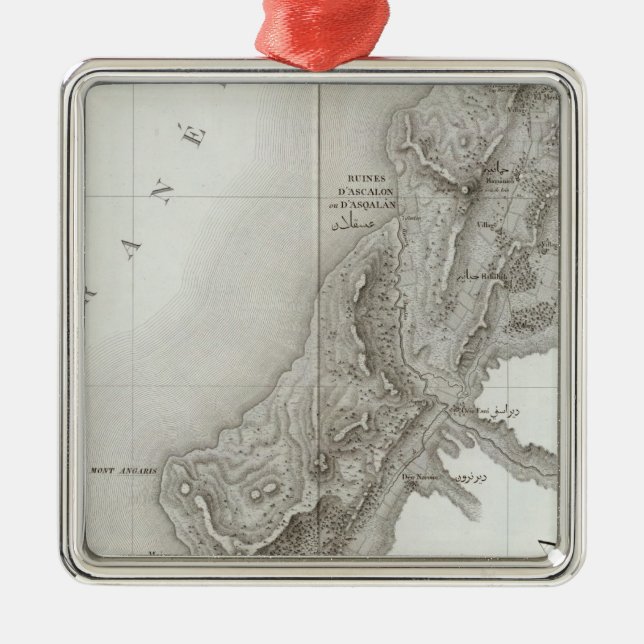 Ornamento De Metal Gaza, Israel (Frente)