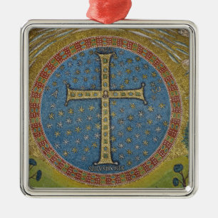 Ornamento De Metal Gemmata do ponto crucial