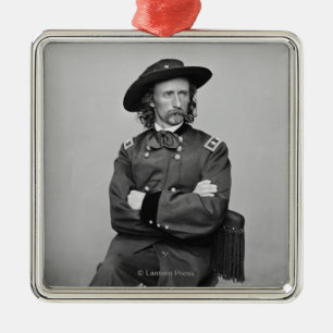 Ornamento De Metal General George Custer 1