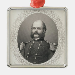 Ornamento De Metal General principal Ambrose Everett Burnside