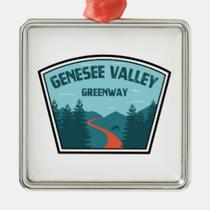 Ornamento De Metal Genesee Valley Greenway Nova York