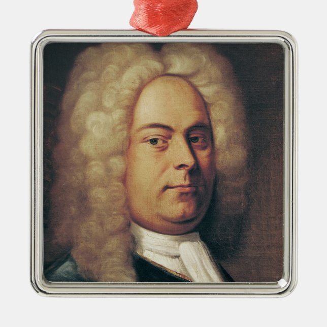 Ornamento De Metal George Frederick Handel (Frente)