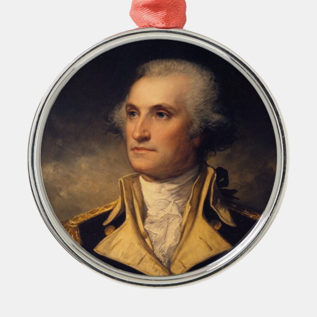 Ornamento De Metal George Washington (Frente)