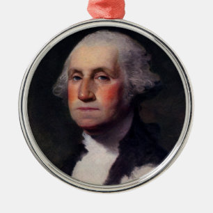Ornamento De Metal George Washington Portrait 1