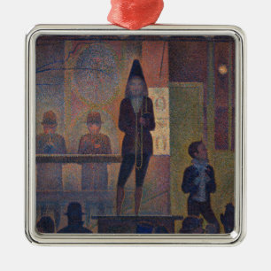 Ornamento De Metal Georges Seurat - Espetáculo Paralelo de Circo