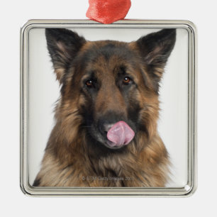 Ornamento De Metal German shepherd