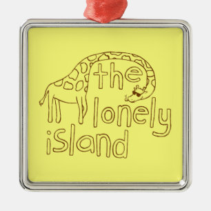 Ornamento De Metal Girafa