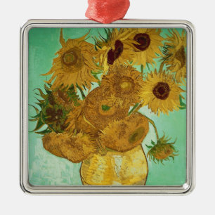 Ornamento De Metal Girassóis de Vincent van Gogh , 1888