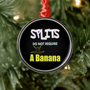 Ornamento De Metal Girls Gymnastics Banana Splits Cote