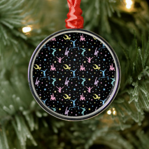 Ornamento De Metal Girls Gymnastics Mulheres Gymnasts de Estrelas