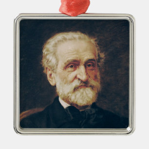 Ornamento De Metal Giuseppe Verdi