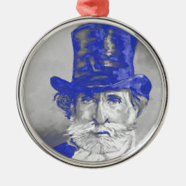 Ornamento De Metal Giuseppe Verdi