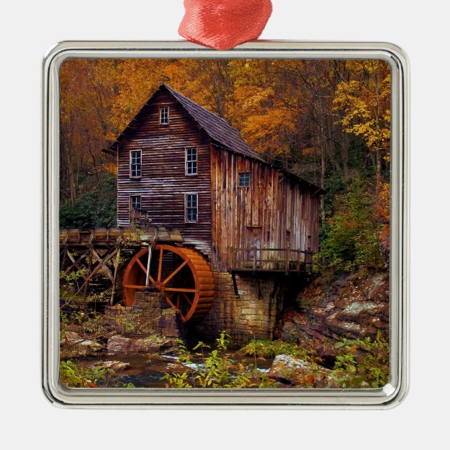 Ornamento De Metal Glade Creek Grist Mill (Frente)
