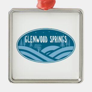 Ornamento De Metal Glenwood Primaveras Colorado ao ar livre