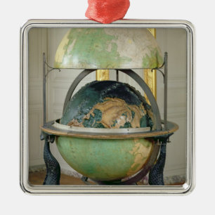 Ornamento De Metal Globo terrestre e celestial