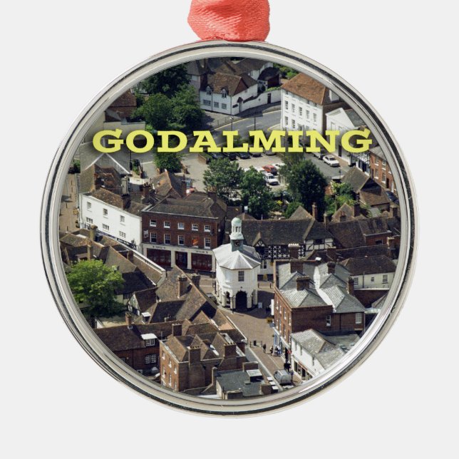 Ornamento De Metal Godalming Surrey England (Frente)