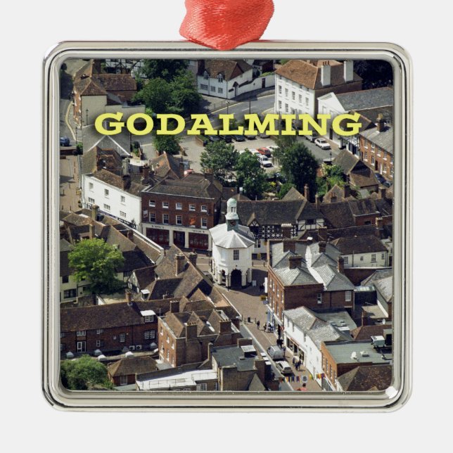 Ornamento De Metal Godalming Surrey England (Frente)